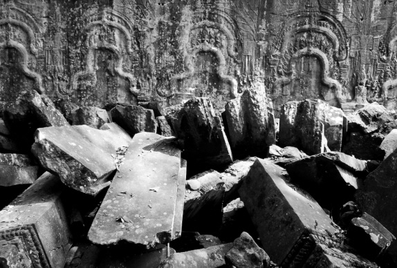 16 Stones, Angkor Wat, Cambodia 2003 - click to return
